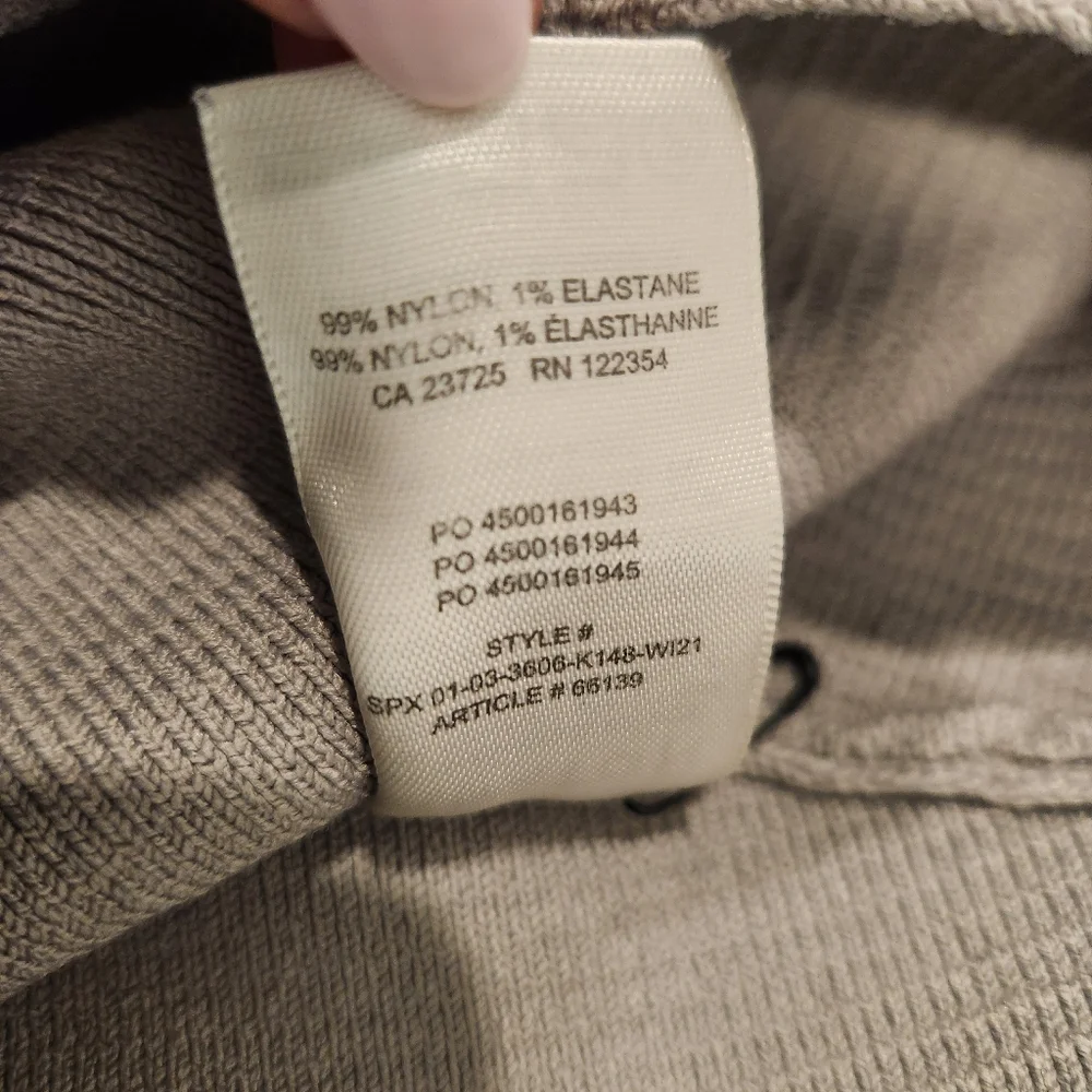 Sz S Babaton Sculpt Knit Squareneck Cropped Tank Top - Light Grey Opal Grey - Picture 6 of 7